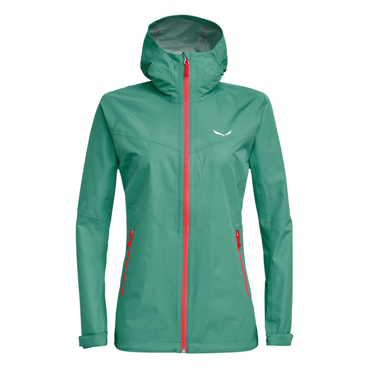 Chaqueta Hardshell Salewa Puez Aqua Powertex Mujer Verdes Mexico (VU7496502)